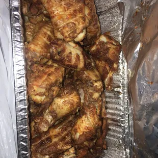 3 pounds of smoked wings
