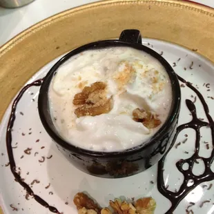 Walnut almond latte