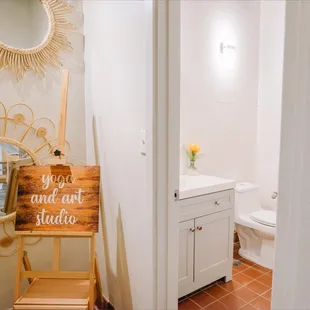 Our newly renovated and clean bathrooms!