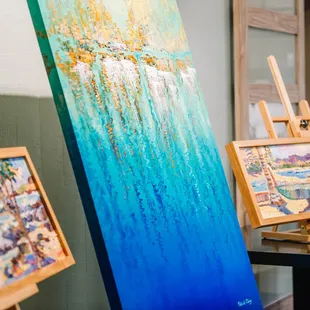 Amazing art pieces painted by a few of our Art Instructors.