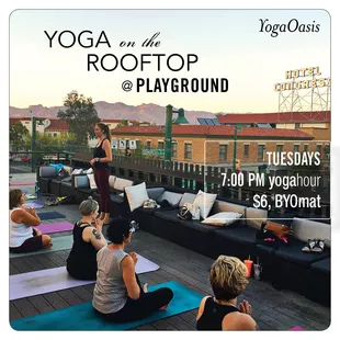 Rooftop Yogahour @Playground with YogaOasis
