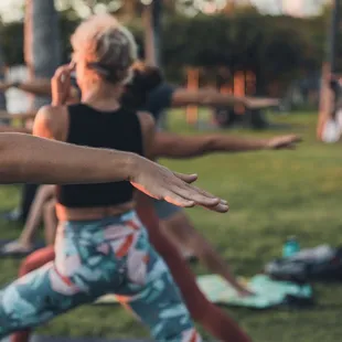 yoga outside