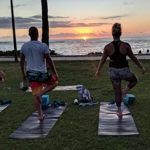 Sunset power vinyasa class!