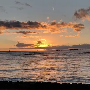 Sunset yoga by the beach!