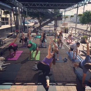 Classes at marble during the summer at 11 am