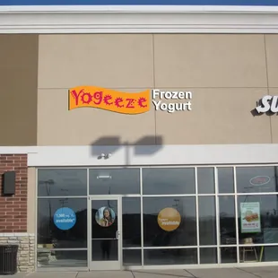 the front of the store