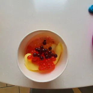 a bowl of fruit