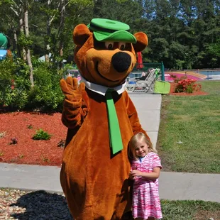 Yogi Bear and his biggest fan