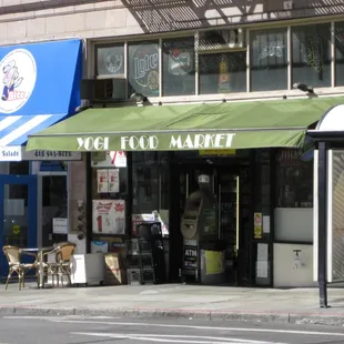 the outside of the store