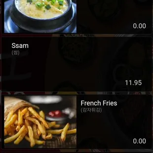 Appetizers you can order