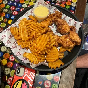 Chicken Tender Platter w/ Side Honey Mustard