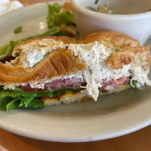 Chicken salad cold sandwich