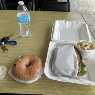 Chicken Chipotle Chicken Club Sandwich Lunch with side of pasta salad