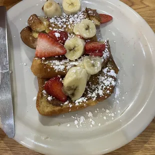 French Toast Platter (eggs and bacon not pictured)