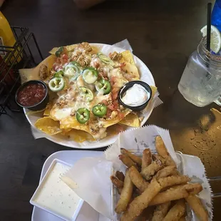 Chicken Nachos Pickle fries