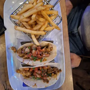 Jamaican Jerk Tacos &amp; Fries