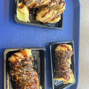 Firecracker and shrimp tempura rolls
