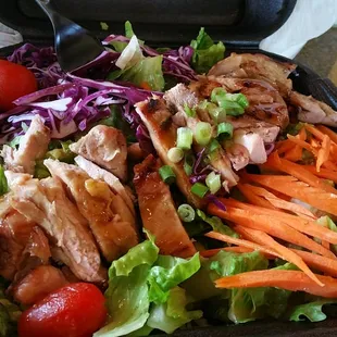 Chicken teriyaki salad, pretty good