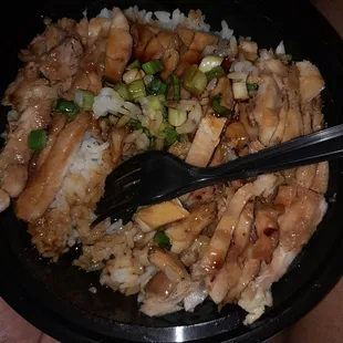 Dry as the rice was hard