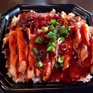 Spicy teriyaki chicken