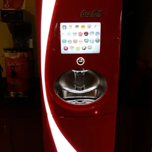 The cool coke machine