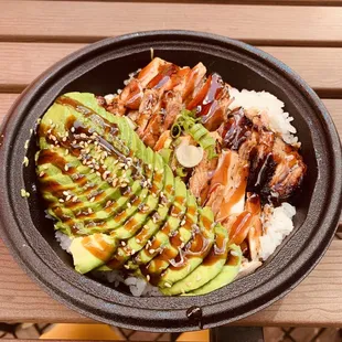 Chicken avocado bowl