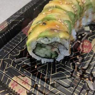 Caterpillar roll (almost no eel)