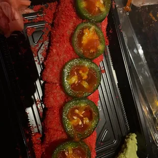 jalapenos on a roll