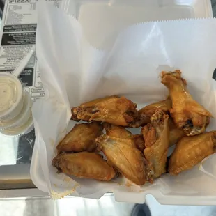 Hot chicken wings- Meaty and delicious!