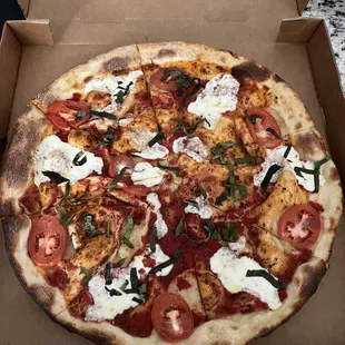 a pizza in a box