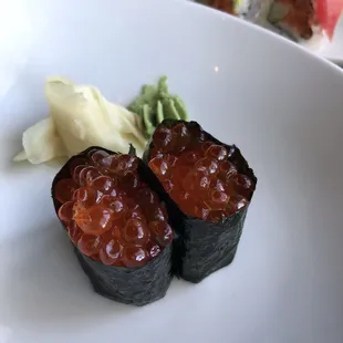 Salmon roe.