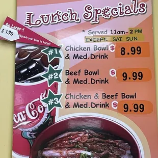 Lunch special 4/2023