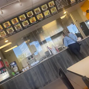 This inside of Yogis Teriyaki House