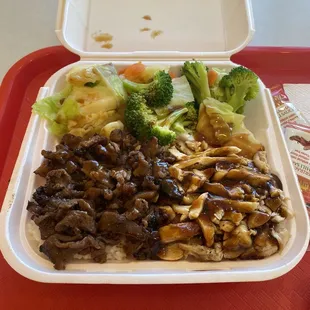 Chicken &amp; Beef Plate