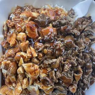 Large Chicken and Beef Plate 12/2024 excellent