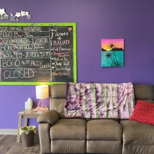 Daily specials menu, storefront