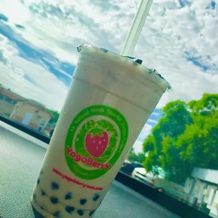 Horchata bubble tea