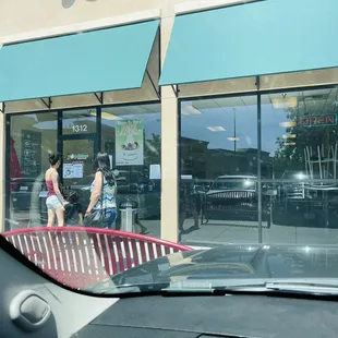 Patrons noticing no-one is available- store doors locked