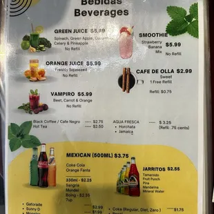 Menus