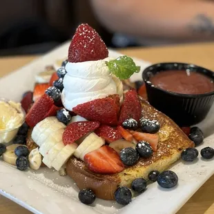 My husband, mom and I fell in love with this place. Definitely recommend  Aloha French Toast