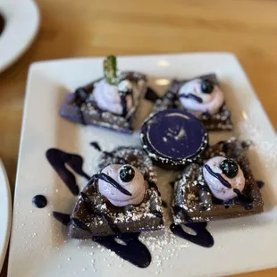 Ube waffles