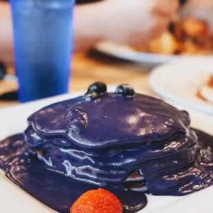 Ube Pancakes Smothered