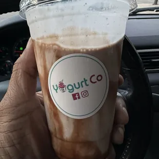 Cookies and cream milk shake