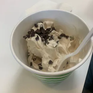 Chocolate &amp; vanilla with chocolate chips.