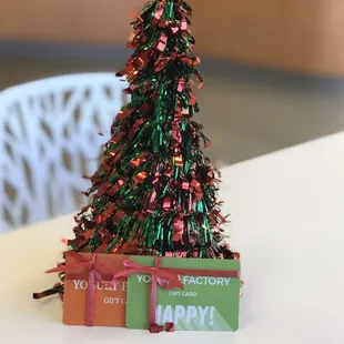 Yogurt Factory Gift Cards make a thoughtful gift for all of the special people in your life!