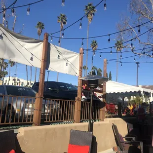 Cute outside eating area