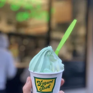 Mini Pistachio Cream + Irish Mint