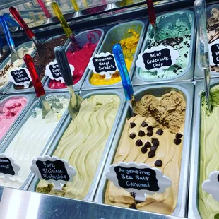 Our Gelato Case is full