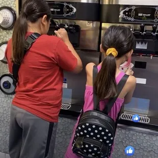 Kiddos getting ice cream!