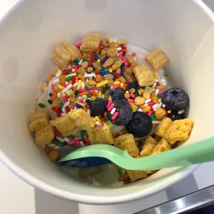 Vegan silk fro yo!! So good !